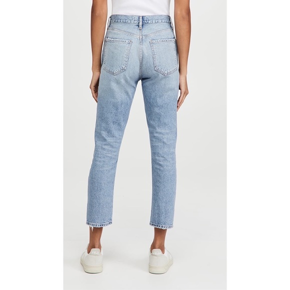 AGOLDE High Rise Straight Riley Crop Jeans - Picture 6 of 7